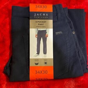 Jachs Dark Blue 5 Pocket Pants
